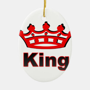 king ceramic tree decoration