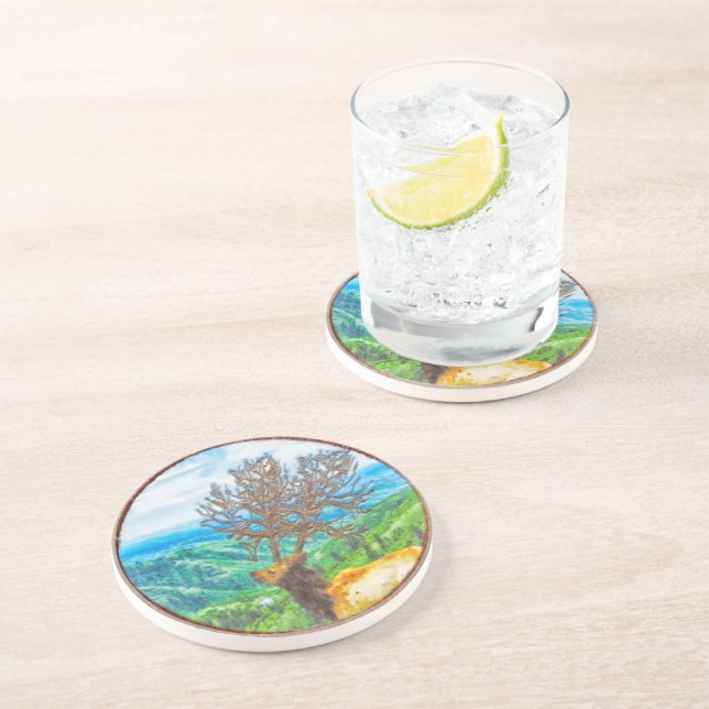 King Cervus Coaster (Side)