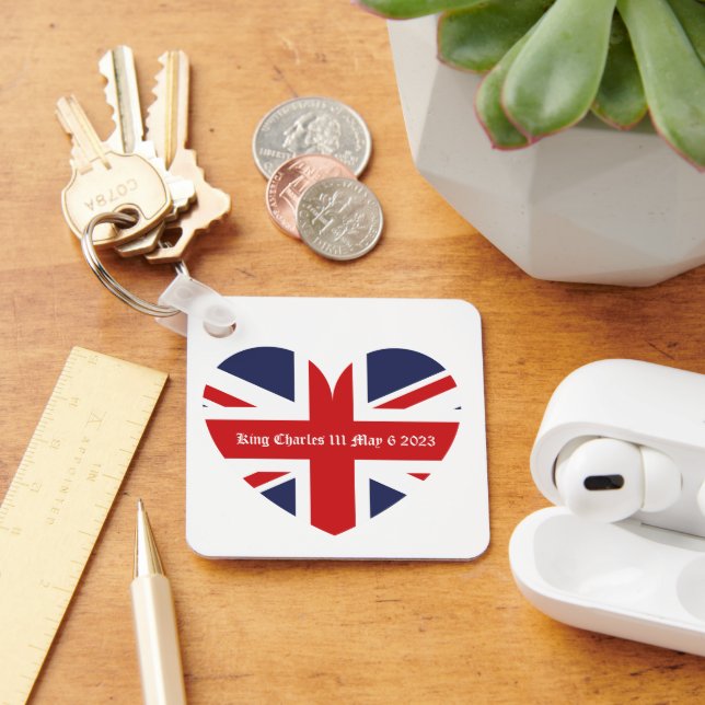 King Charles 111 Coronation  Key Ring (Desk)