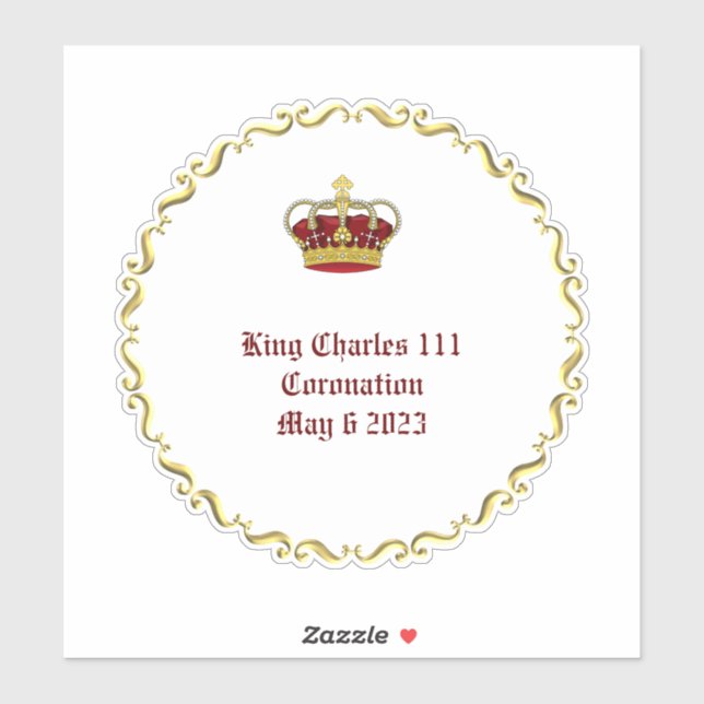 King Charles 111 Coronation May 6 2023 (Sheet)
