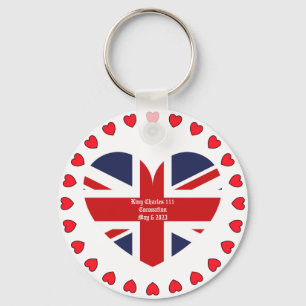King Charles 111 Coronation May 6 2023 Key Ring