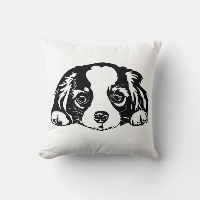 King Charles Cavalier Pillow (Front)