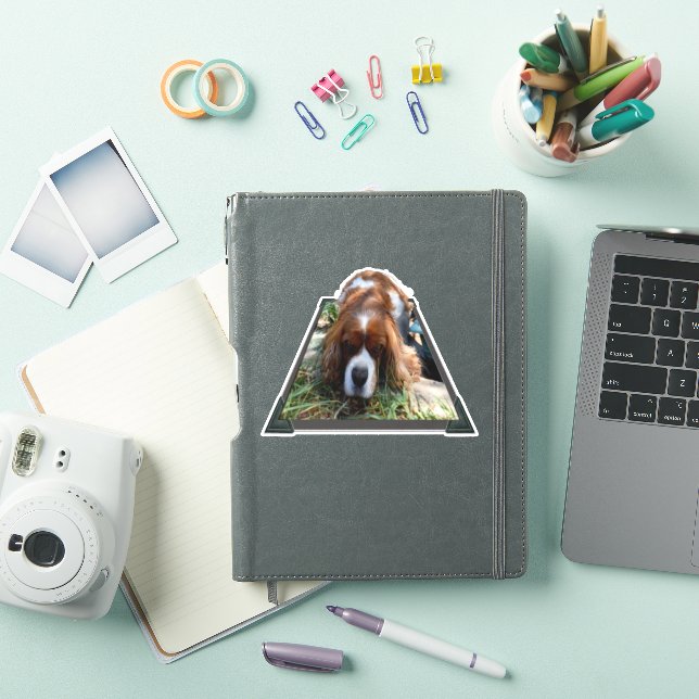 King Charles Cavalier Spaniel, Vinyl Sticker (iPad Cover)