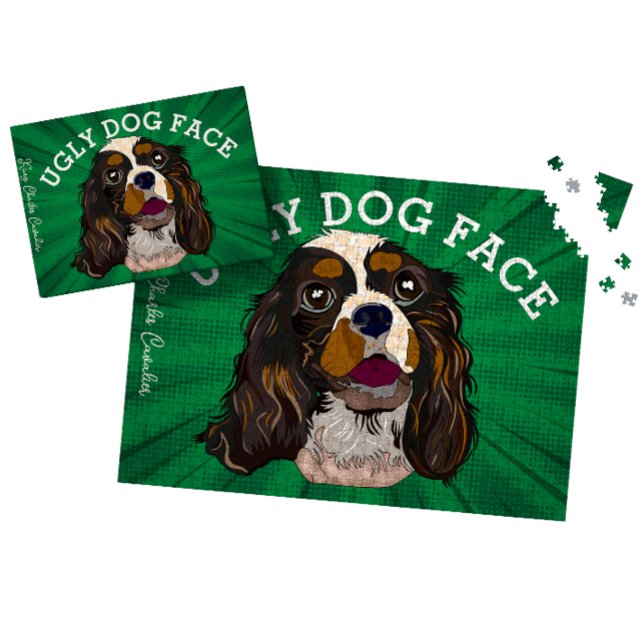 King Charles Cavalier ugly dog 1000 piece  Jigsaw Puzzle (Creator Uploaded)