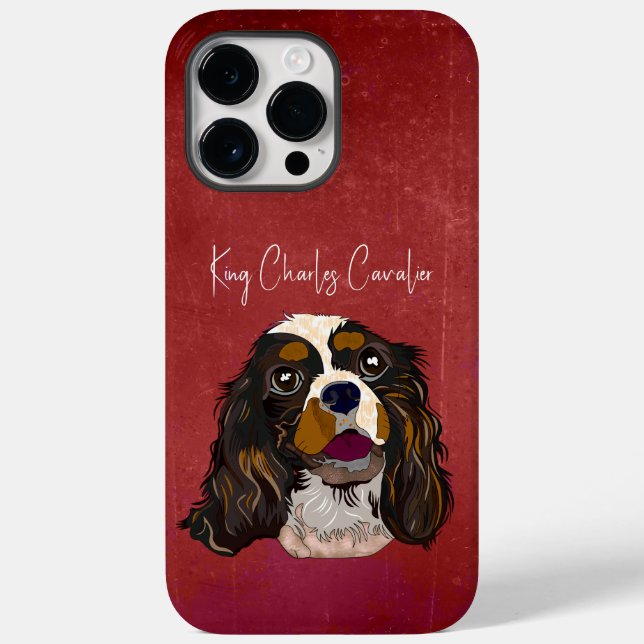 King Charles Cavalier Ugly Face Case-Mate iPhone Case (Back)