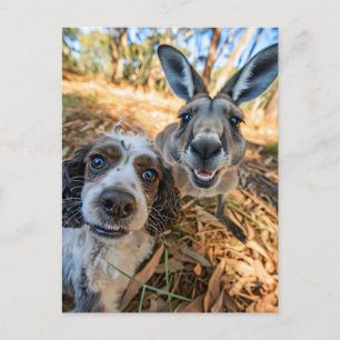 King Charles Cocker Spaniel Takes Selfies Across t Holiday Postcard