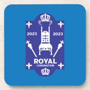 King Charles English Royal Coronation 2023       Coaster