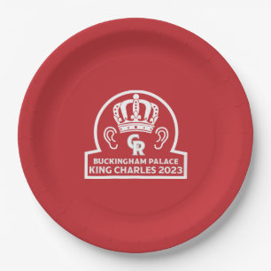 King Charles English Royal Coronation 2023  Paper Plate