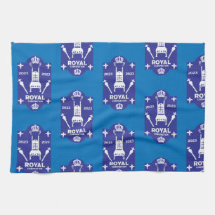 King Charles English Royal Coronation 2023 Tea Towel