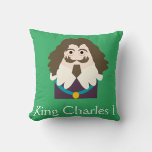 King Charles I of England and Scotland Cushion