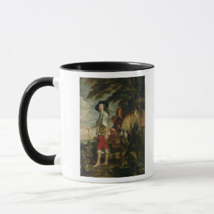 King Charles I  of England out Hunting, c.1635 Mug