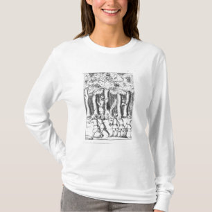 King Charles II hiding in an oak tree T-Shirt