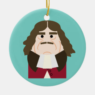 King Charles II of England and Scotland Ceramic Tree Decoration