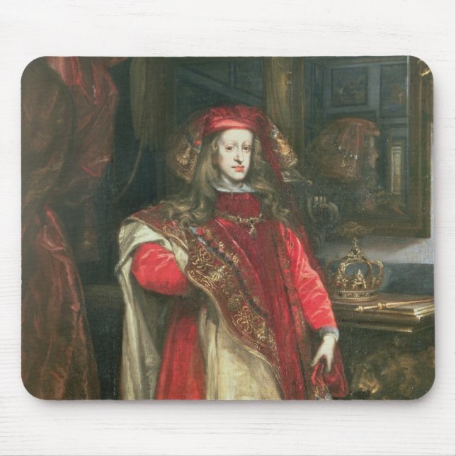 King Charles II of Spain Mouse Mat (Front)
