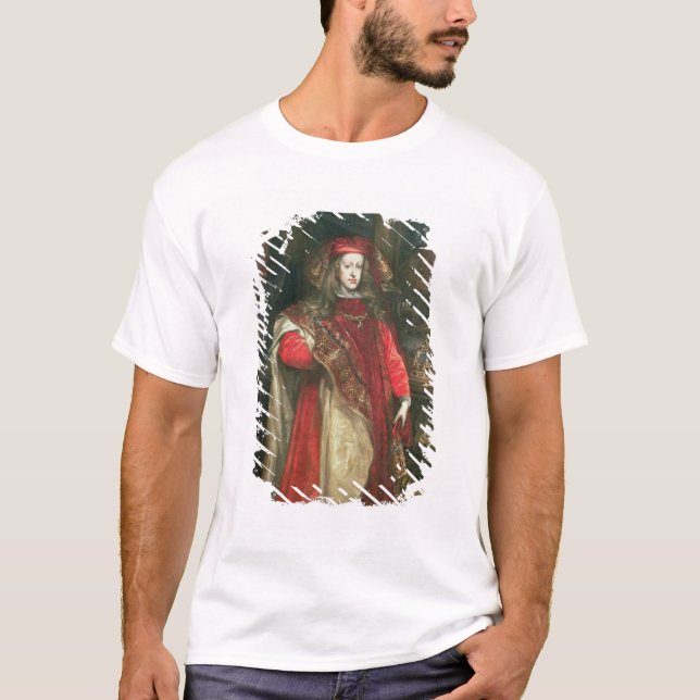 King Charles II of Spain T-Shirt (Front)