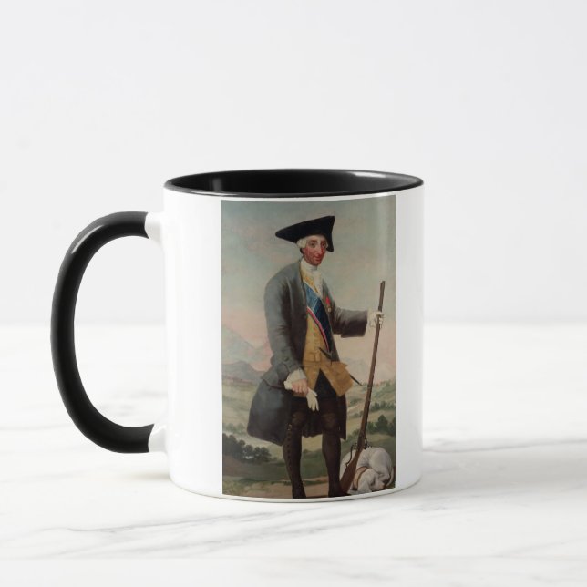 King Charles III (1716-88) as a Huntsman, 1786/88 Mug (Left)