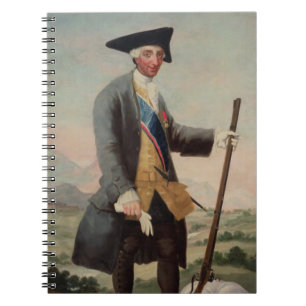 King Charles III (1716-88) as a Huntsman, 1786/88 Notebook