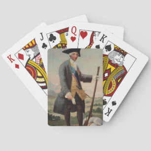 King Charles III (1716-88) as a Huntsman, 1786/88 Playing Cards