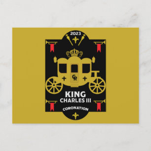 King Charles III British Coronation 2023   Postcard