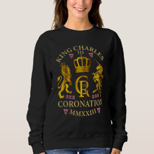 King Charles III British Monarch Royal Coronation  Sweatshirt