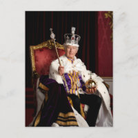 King Charles III Buckingham Palace portrait