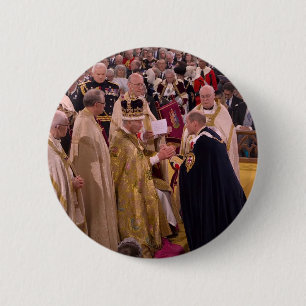 King Charles III Coronation 6 Cm Round Badge