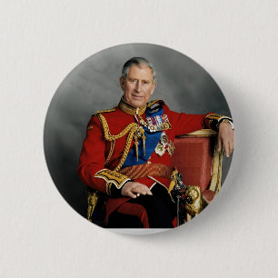 King Charles III Coronation 6 Cm Round Badge