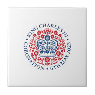 King Charles III Coronation Ceramic Tile