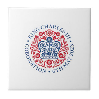 King Charles III Coronation Ceramic Tile