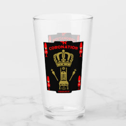 King Charles III Coronation Commemorative Souvenir Glass