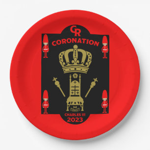 King Charles III Coronation Commemorative Souvenir Paper Plate