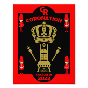 King Charles III Coronation Commemorative Souvenir Photo Print