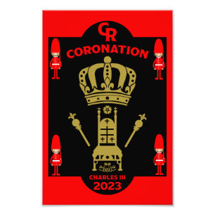 King Charles III Coronation Commemorative Souvenir Photo Print