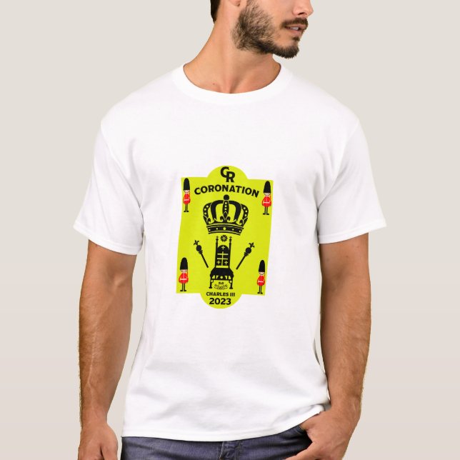 King Charles III Coronation Commemorative Souvenir T-Shirt (Front)