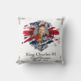 King Charles III Coronation Cushion / Pillow