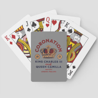 King Charles III Coronation Memorabilia  Playing Cards