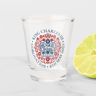 King Charles III Coronation memorial shot glass