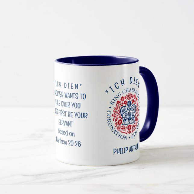 KING CHARLES III Coronation Mug (Front Right)