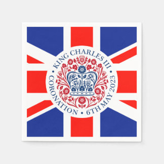 King Charles III Coronation Paper Napkins