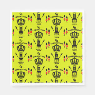 King Charles III Coronation Street Party Napkin