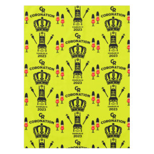 King Charles III Coronation Street Party Tablecloth