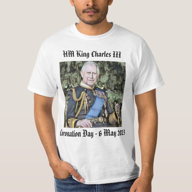 King Charles III Coronation T-Shirt (Front)