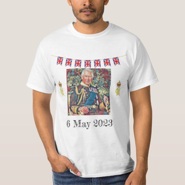 King Charles III Coronation T-Shirt (Front)