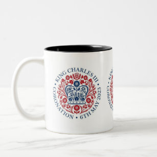 King Charles III Coronation  Two-Tone Coffee Mug