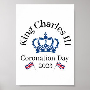 King Charles III Coronation Window Poster