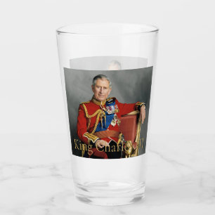 King Charles III Glass