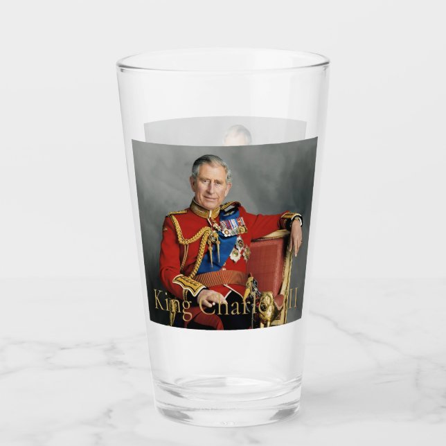 King Charles III Glass (Front)