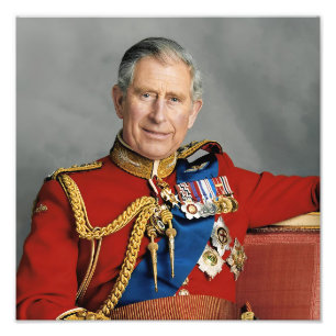 King Charles III Photo Enlargement Print