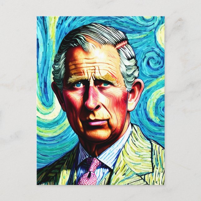 King Charles III Postcard (Front)