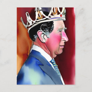 King Charles III Postcard